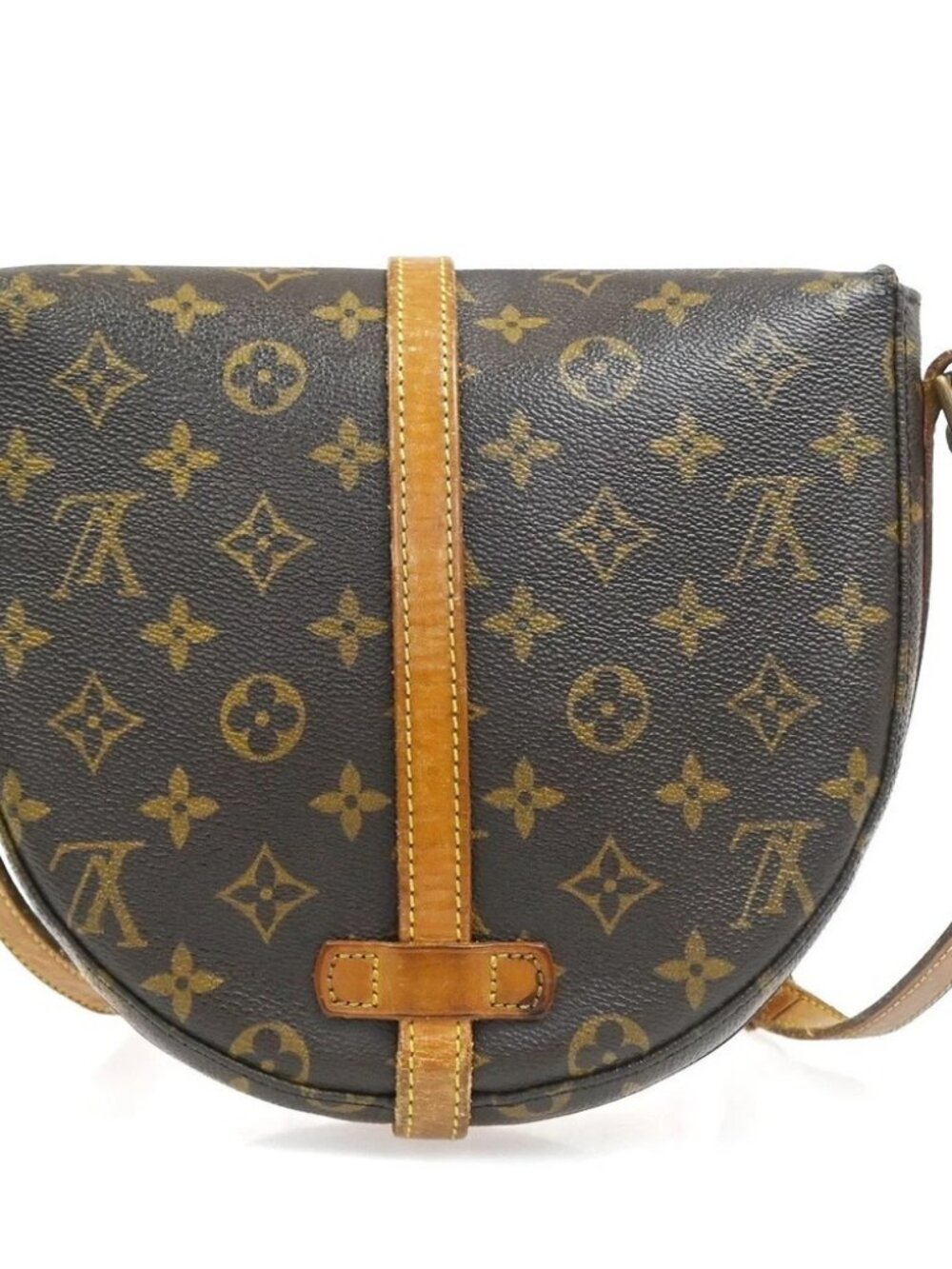 LOUIS VUITTONI Chantilly MM Shoulder Bag Monogram Leather Brown M51233 38YH987 - Picture 3 of 14